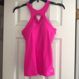 Active wear pink excel tank